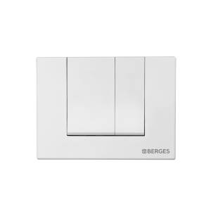 Кнопка смыва Berges Novum S1 040041 белая