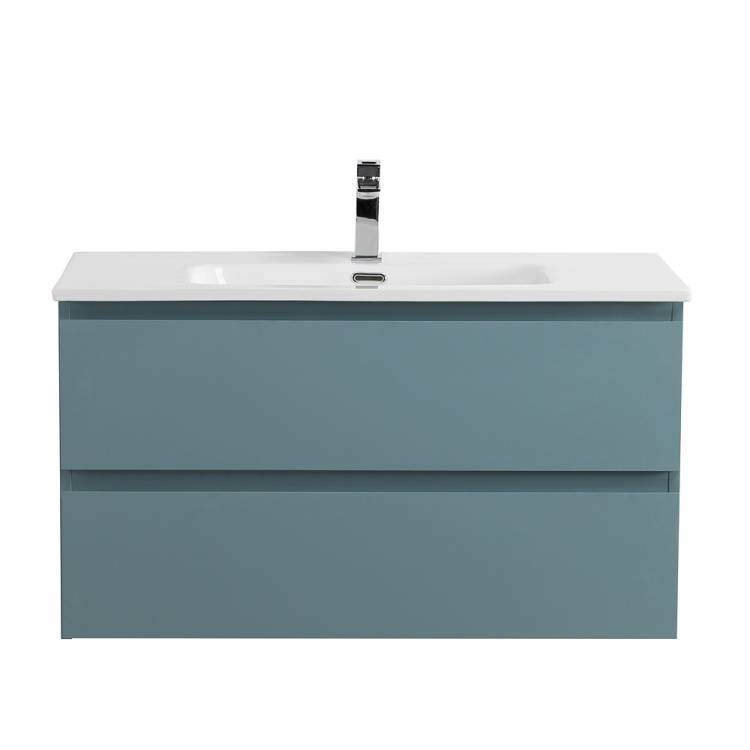 Тумба под раковину BelBagno KRAFT-800-2C-SO-AO Голубой матовый, 80x45.5x50
