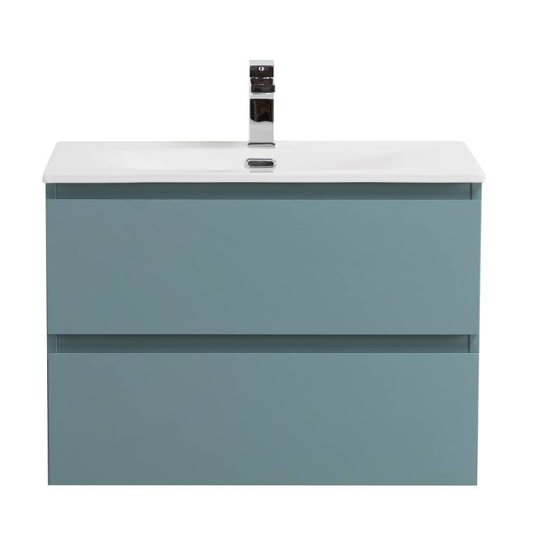 Тумба с раковиной BelBagno Kraft 39 70 Голубой матовый, раковина BB-8099-3-70