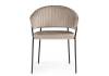 Стул на металлокаркасе Woodville Лео 672329 светло-коричневый (H-61) / черный фото 2