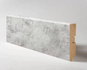 Напольный плинтус ProfBuild PLMDF16 A-1 Мокрый Шелк 2070x90x16