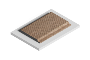 Декоративная панель Hiwood LV127L BR416 270x1.2x12