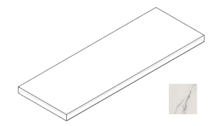 Ступень Ava Ceramica Statuario 83343 Ang Gradino SX 33x120x3.2