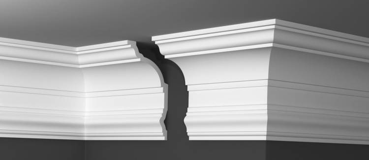 Плинтус потолочный Де-Багет ДП 54/230 200x11.4x20