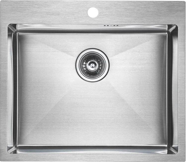 Мойка кухонная Paulmark Brim PM215951-BS брашированная нержавеющая сталь