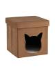 Пуф Stool Group Store Pet HS-PT55 V73 коричневый, с ящиком