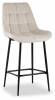 Стул барный Stool Group Флекс AV 405-N02-08(PP) велюр бежевый