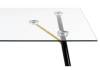 Стол Woodville Holms 15669 clear/black 120x80x75 фото 5