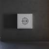 Лицевая панель для розетки с заземлением Voltum S70 VLS000616 серый фото 3