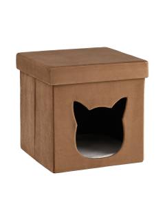 Пуф Stool Group Store Pet HS-PT55 V73 коричневый, с ящиком