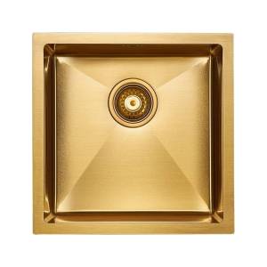 Кухонная мойка Paulmark Gerberg PM214444-BG брашированное золото