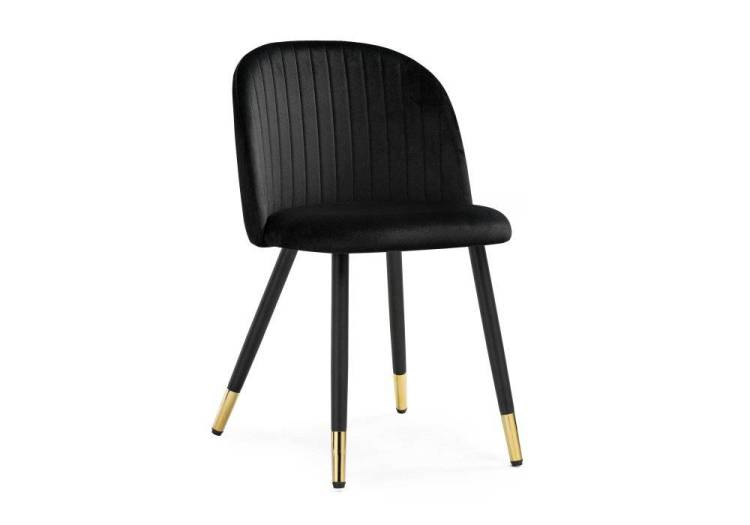 Стул Woodville Gabi 15381 black / black / gold