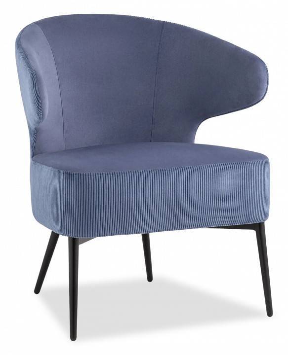 Стул Stool Group Royal Stripes vd-royal-v795-vl48 велюр синий