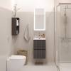 Тумба с раковиной BelBagno UNO-MINI 40 матовая темно-серая фото 7