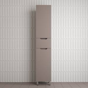 Шкаф-пенал Style Line Остин ЛС-00002414 напольный, тауп темный, 191x36