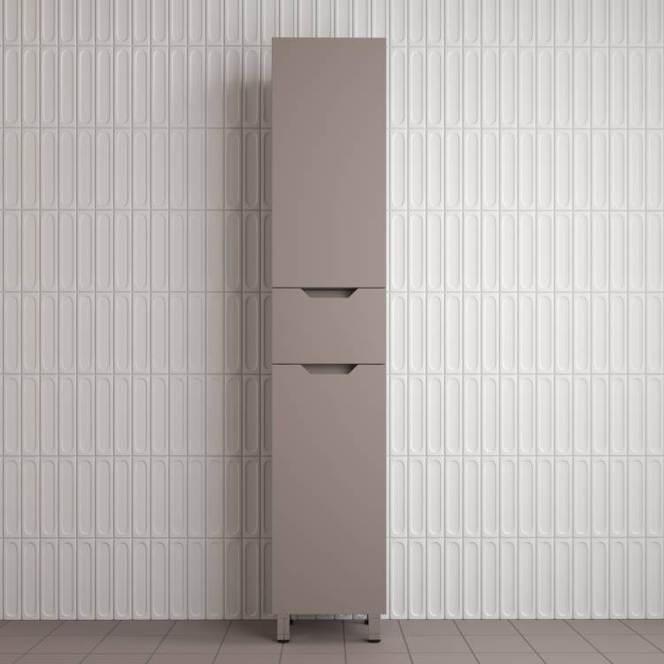Шкаф-пенал Style Line Остин ЛС-00002414 напольный, тауп темный, 191x36