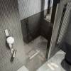 Душевая дверь в нишу MaybahGlass MGD-454-5 профиль хром матовый, стекло бронза, 80x198 фото 4