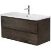Тумба с раковиной Belbagno Albano-Cer ALBANO-CER-1050-2C-SO-RNG 102x44x50 Robere Nature Grigio подвесная с двумя выкатными ящиками фото 2