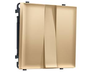Комплект механизма 3-клавишного выключателя Ambrella Volt Sigma MS885010 золото мягкое касание