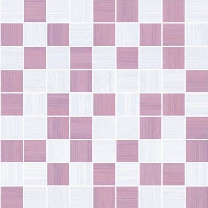 Декор Laparet Stripes Лиловый + Серый 30x30