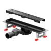 Душевой лоток Am.Pm MasterFlow W01SC-P11-040-01BM универсальный затвор Cut Gradient 40см, черный матовый фото 11