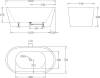 Акриловая ванна BelBagno BB71-1500-W0 150x75 фото 3