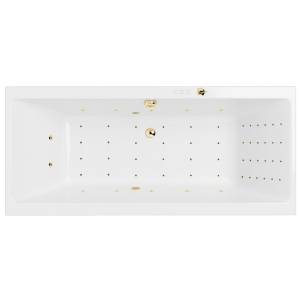 Акриловая ванна Excellent Pryzmat Slim 180x80 WAEX.PRY18S.NANO.GL с гидро и аэромассажем, 