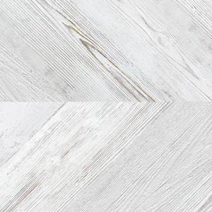 Пробковое покрытие Corkstyle Chevron White Замковое 1235x305x10