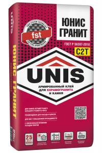 Клей для плитки Unis Гранит C2T 25 кг