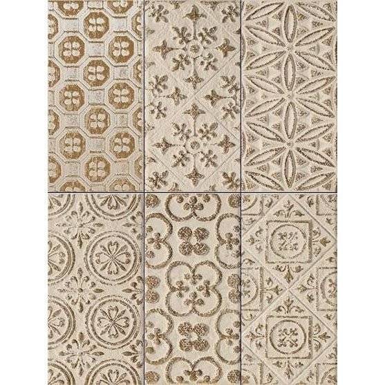 Декор Italgraniti Square Wall SQ02DA Beige Formelle Oro Dec. 12.5x25
