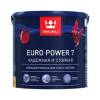 TIKKURILA EURO POWER 7 краска моющаяся для стен и потолка, матовая, база C (0,9л)