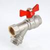 Кран шаровой VALTEC со встроенным фильтром, рукоятка бабочка 1/2 ВВ фото 3