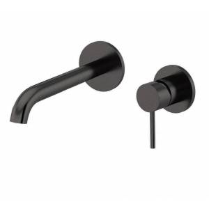 Смеситель для раковины Remer X-Style X15PLCFP черный брашированный хром