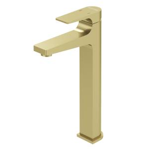 Смеситель для раковины Grossman Classic 520.K35.04.320 высокий, золото сатиновый