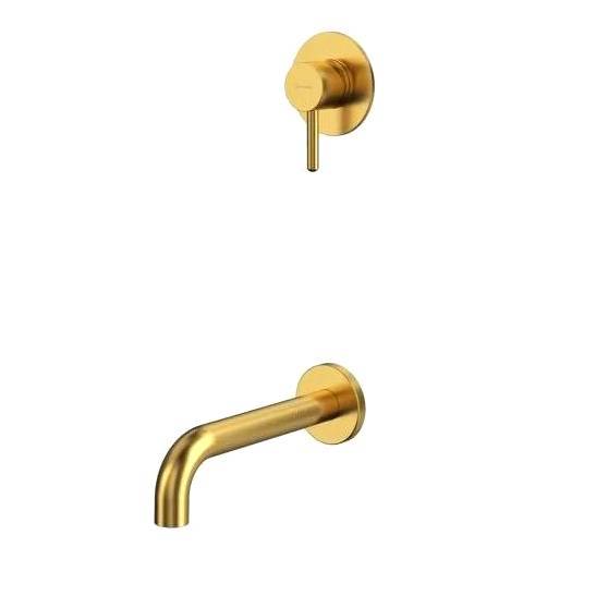 Душевая система WHITECROSS Y YSET03GLB золото брашированное, встраиваемая