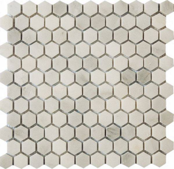 Мозаика Q-stones Камень QS-Hex001-25P/10 30.5x30.5