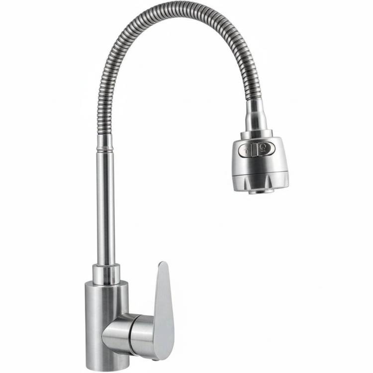 Смеситель для кухни Славен Сталь СЛ-ОД-Ж25 с гибким изливом