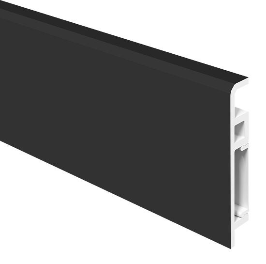 Плинтус Aberhof Luxe Графит 2000x70x13