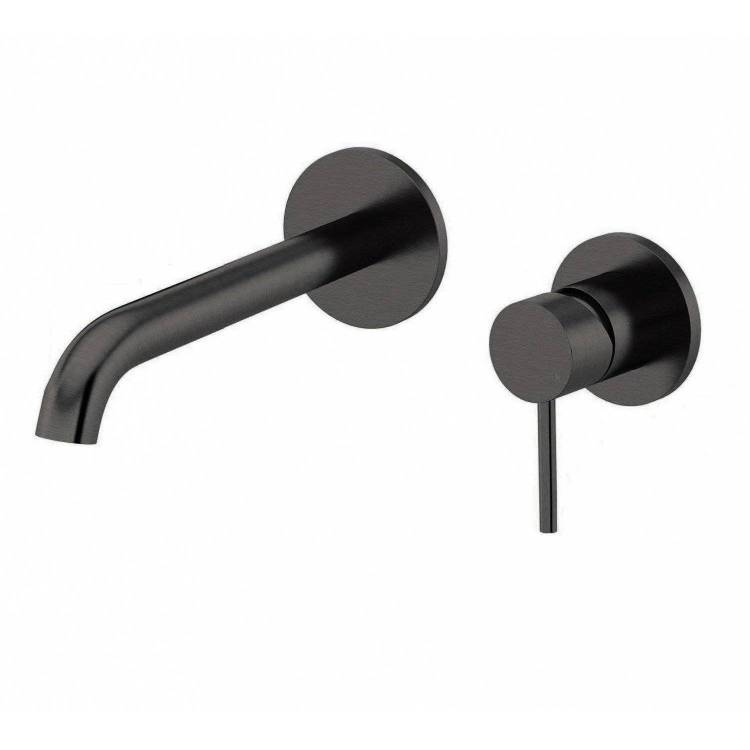 Смеситель для раковины Remer X-Style X15PLCFP черный брашированный хром