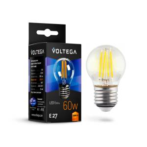 Светодиодная лампа Voltega Crystal Globe E27 6W 7023