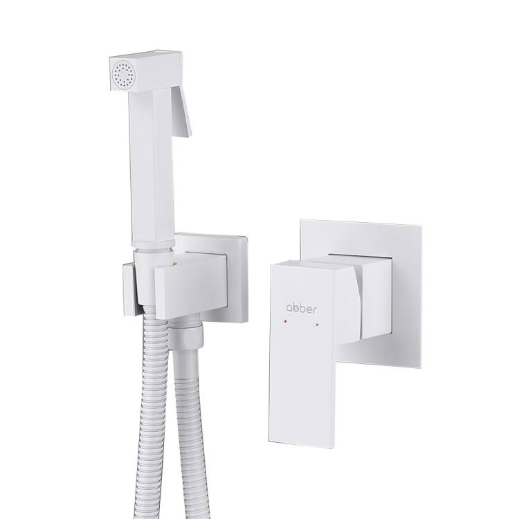Гигиенический душ Abber Daheim AF8225W белый матовый