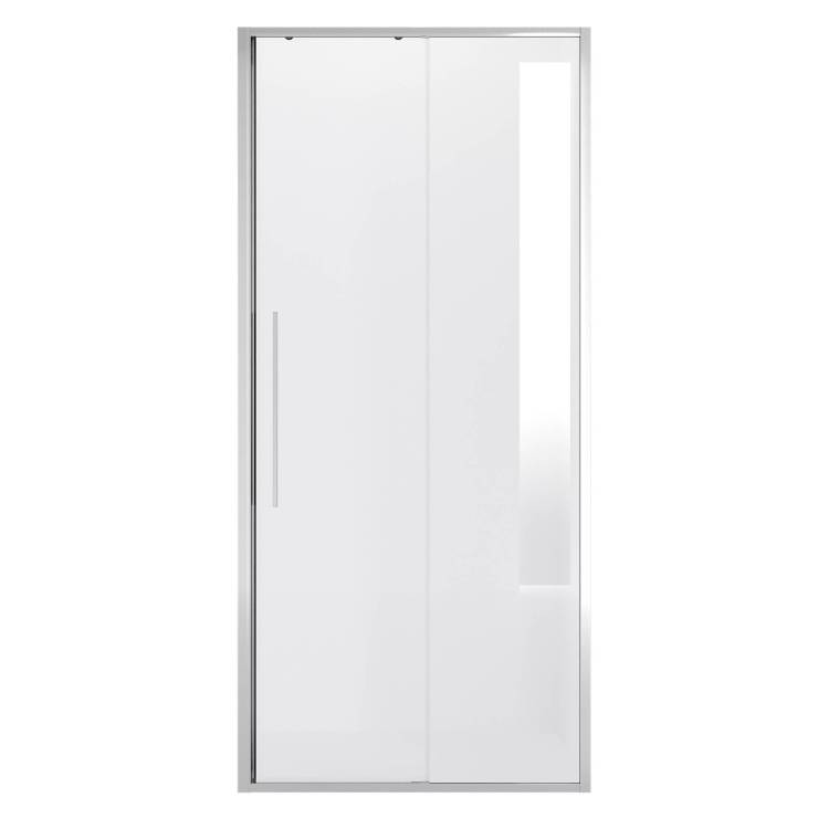 Душевая дверь Niagara Nova NG-64-10A профиль хром, стекло прозрачное, 100x195