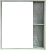 Зеркало-шкаф Runo Эко 60 серый бетон