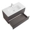 Тумба с раковиной BelBagno Kraft 100 Темно-серый матовый, раковина BB1000ETL фото 4