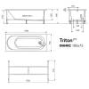 Акриловая ванна Triton Оникс 180x75 Щ0000074608 белая, без каркаса фото 2