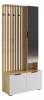Стенка для прихожей Mebelson Бери К2 ПК02Бери.2563 дуб крафт золотой/белое дерево фото 2