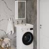 Раковина Teymi Kati Pro T50410 над стиральной машиной, белая, 60x60 см фото 3