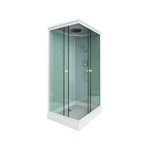 Душевая кабина Arcus Style S-47 80x100x210, двери - матовые фактурные, задние стекла - белые матовые
