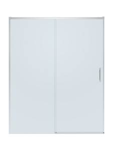 Душевая дверь в нишу Cezares PLANE-BF-1-160-C-CR профиль хром, стекло прозрачное, 160x195