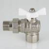 Кран шаровой VALTEC Base с полусгоном 1/2 ВН, белый фото 4